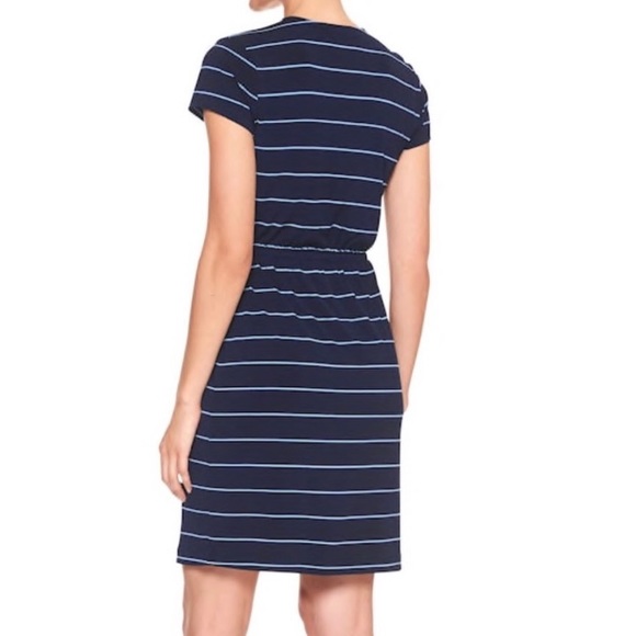 Banana Republic  - Blue Striped Nautical Dress (BRAND NEW W/TAGS) Size: Large - Picture 2 of 8
